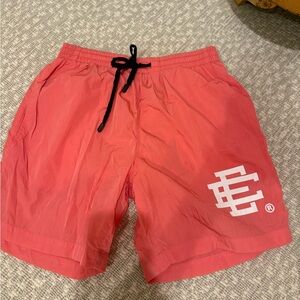 Eric Emanuel x Everest Isle Pink/White Swim Trunks
